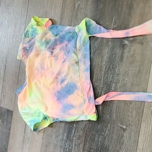 Tie day open back shirt